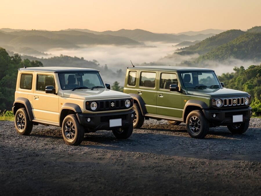 ภาพปกบทความ Jimny Sierra 3 ประตู กับ Jimny Nomade 5 ประตู ต่างกันอย่างไร